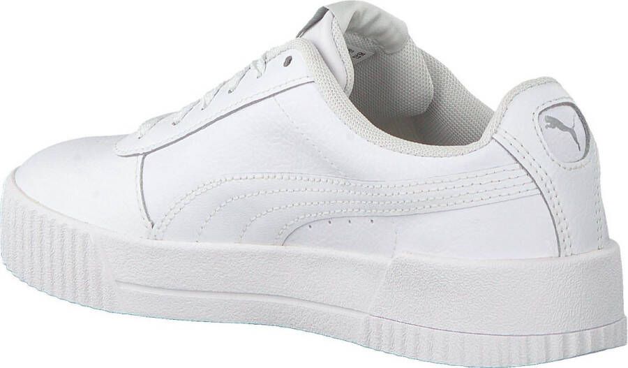 PUMA Carina L Dames Sneakers White- Silver
