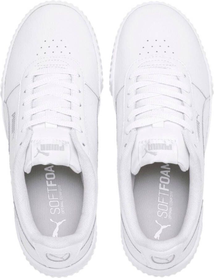 PUMA Carina L Sneakers Dames White- Silver