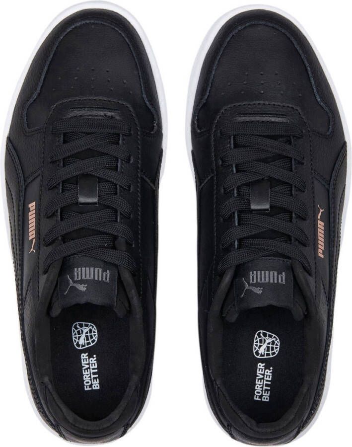 PUMA Carina Street Dames Sneakers Black- Black-Rose Gold- White