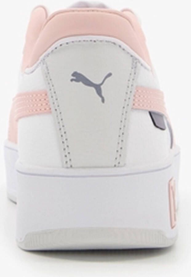 PUMA Carina Street Dames Sneakers Wit Lichtroze