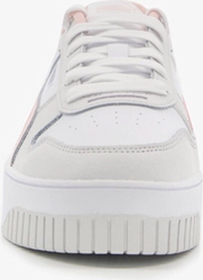 PUMA Carina Street Dames Sneakers Wit Lichtroze