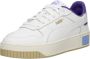 PUMA Carina Street Sportschoen Dames Wit blauw - Thumbnail 12
