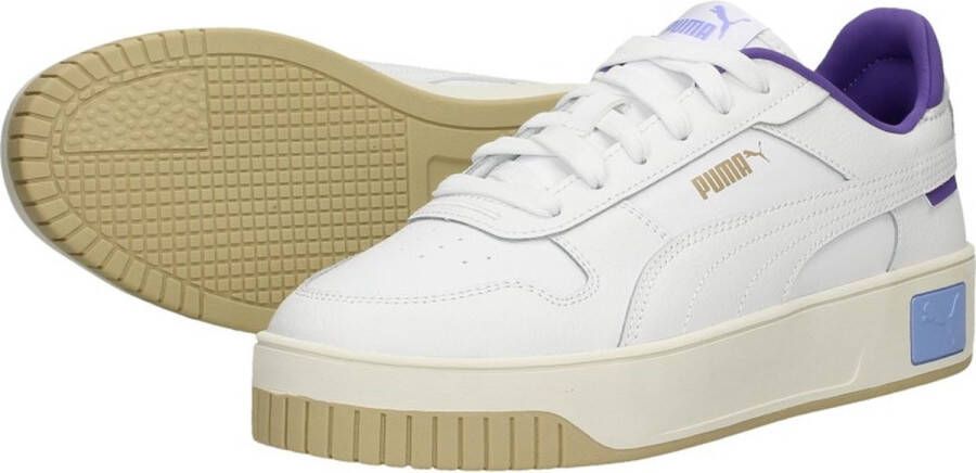 PUMA Carina Street White Purple Schoenmaat EU