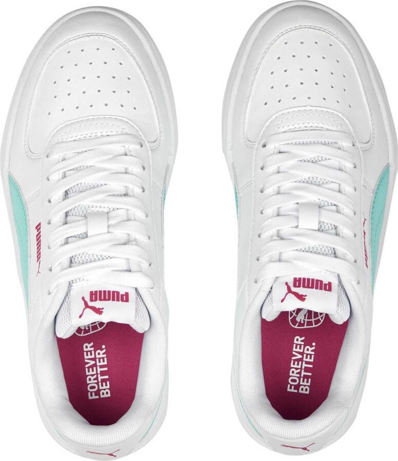 PUMA Caven Jr Unisex Sneakers White Mint GlowingPink