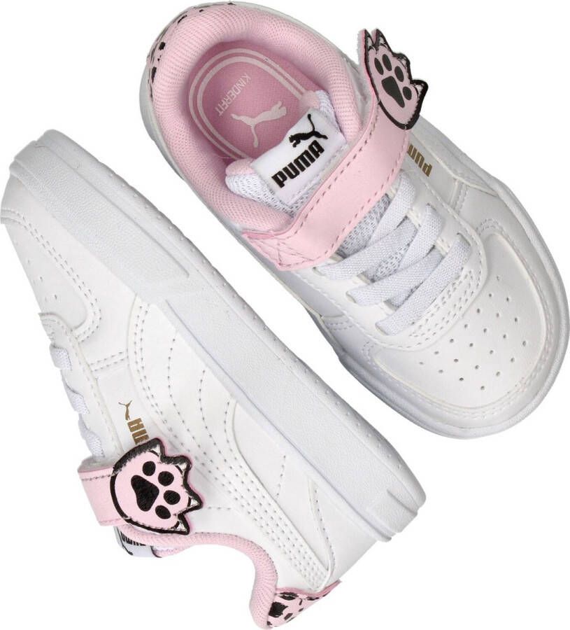 PUMA Caven Mates AC+ Unisex Sneakers White PearlPink Black Gold