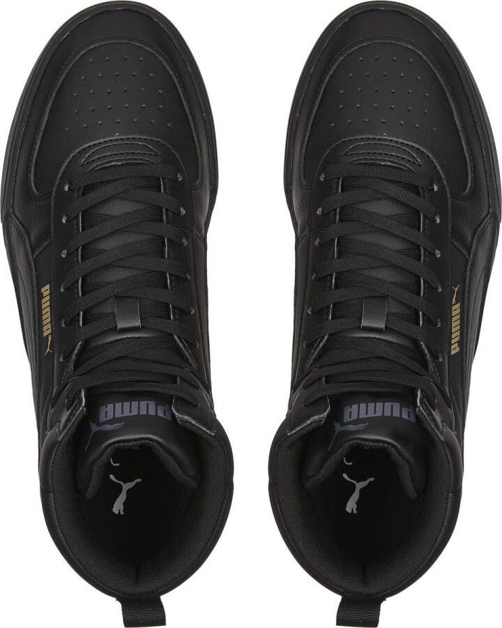PUMA Caven Mid Unisex Sneakers Black TeamGold Ebony