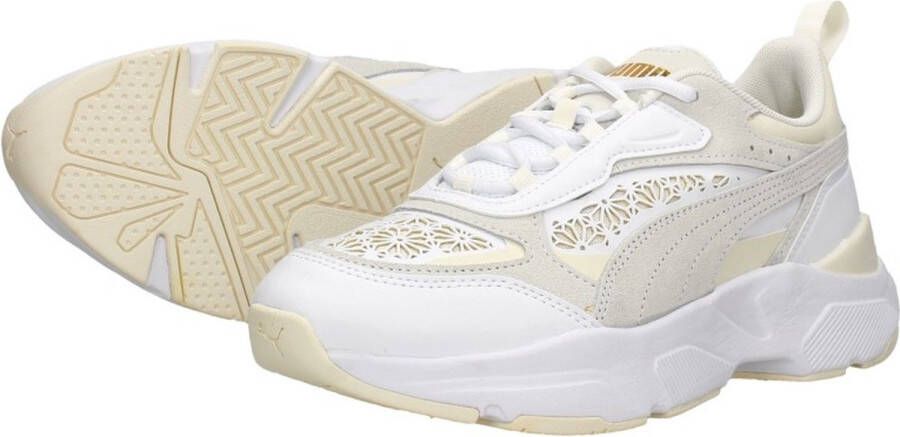 PUMA Classic Laser Cut Sneakers Laag wit