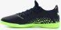 PUMA FUTURE 4.4 Zaalvoetbalschoenen (IN) Donkerblauw Groen - Thumbnail 10