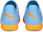 PUMA Future Play Zaalvoetbalschoenen (IN) Kids Blauw Oranje Wit - Thumbnail 5