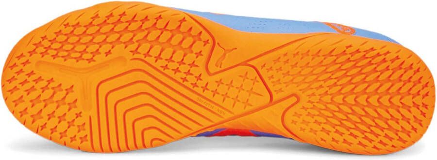 PUMA Future Play Zaalvoetbalschoenen (IN) Kids Blauw Oranje Wit - Foto 7