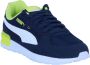 Puma Stijlvolle blauwe sneaker met gele en witte accenten Blauw Dames - Thumbnail 10