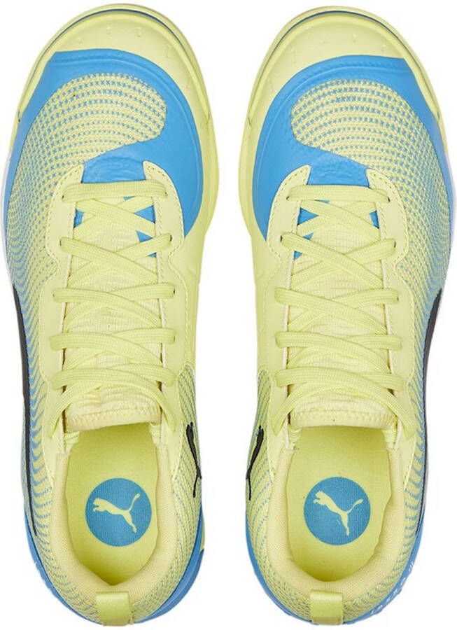 PUMA Ibero III Schoenen Fresh Yellow Bleu Azur White Heren