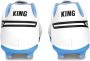 PUMA King Match Gras Kunstgras Voetbalschoenen (MG) Wit Zwart Blauw Oranje - Thumbnail 7