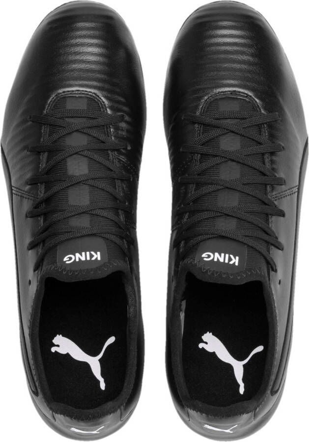 PUMA KING Ijzeren Nop Voetbalschoenen (SG-Pro) Zwart Wit