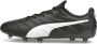 PUMA King Platinum 21 Gras Kunstgras Voetbalschoenen (MG) Zwart Wit - Thumbnail 7