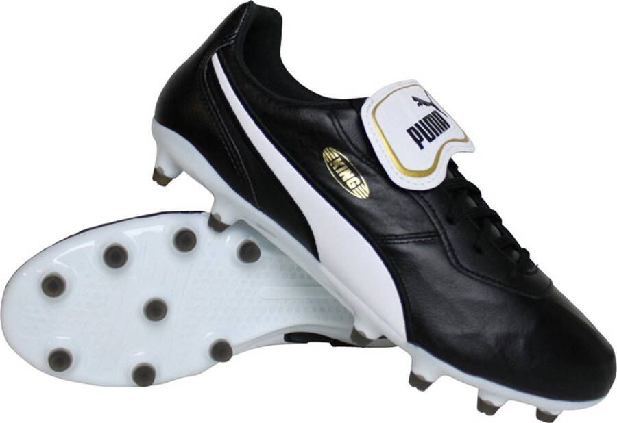 PUMA King Top FG Sportschoenen nen zwart wit goud - Foto 12