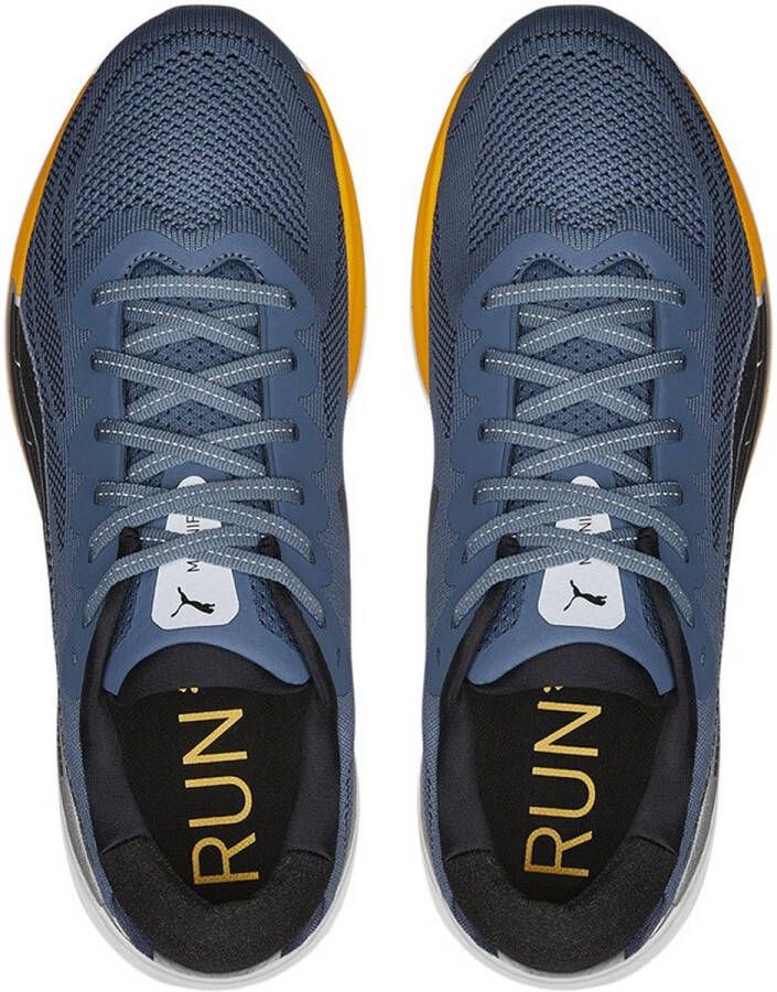 PUMA Magnify Nitro Knit Hardloopschoenen Evening Sky Sun Stream Heren