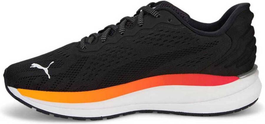 PUMA Magnify Nitro Surge Hardloopschoenen Black Sunset Glow Dames