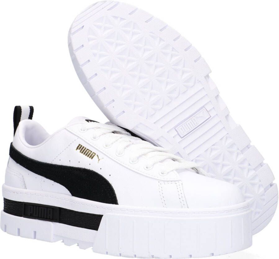 Puma Mayze Lth Wn's Fashion sneakers Schoenen white black maat: 37.5 beschikbare maaten:36 37.5 38.5 40.5 41 42 - Foto 14