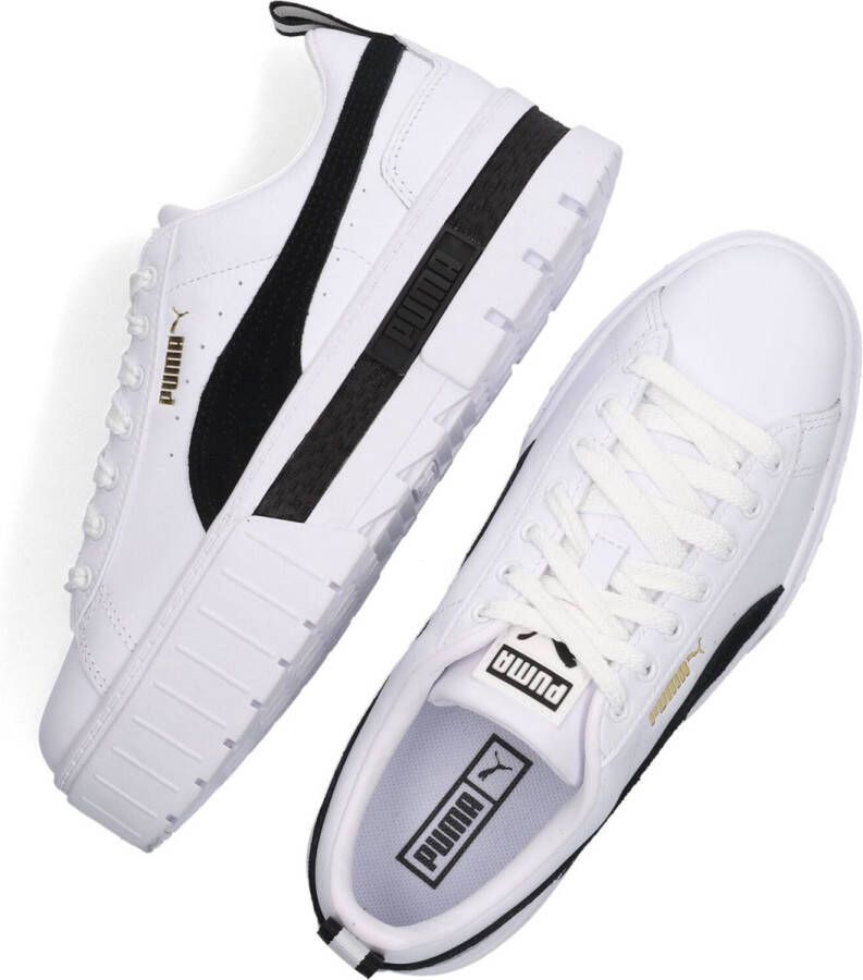 Puma Mayze Lth Wn's Fashion sneakers Schoenen white black maat: 37.5 beschikbare maaten:36 37.5 38.5 40.5 41 42 - Foto 3