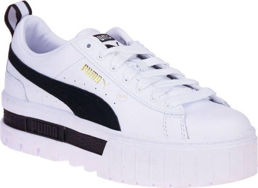 Puma Mayze Lth Wn's Fashion sneakers Schoenen white black maat: 37.5 beschikbare maaten:36 37.5 38.5 40.5 41 42 - Foto 5