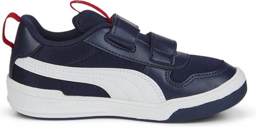 PUMA Multiflex Mesh PS Hardloopschoenen Peacoat White Kinderen - Foto 3
