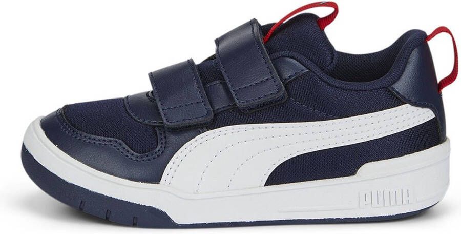 PUMA Multiflex Mesh PS Hardloopschoenen Peacoat White Kinderen - Foto 4
