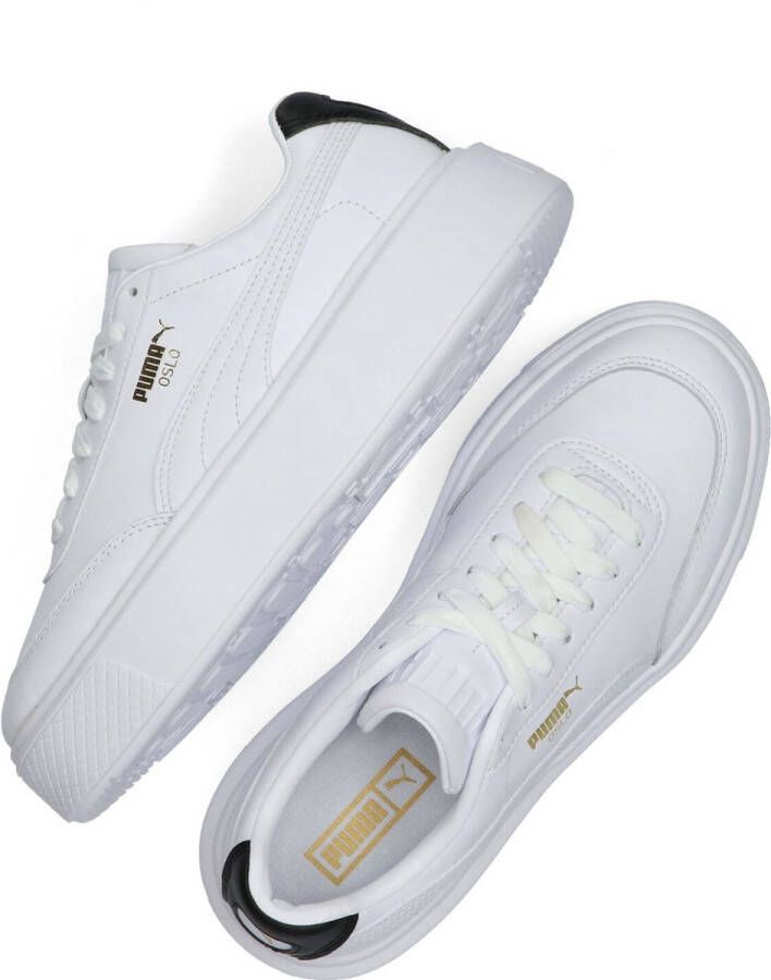 PUMA Oslo Maja Metal Wn's Lage sneakers Leren Sneaker Dames Wit