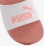 PUMA Popcat 20 Unisex Slippers White ApricotBlush - Thumbnail 13
