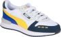 Puma R78 Runner sneakers wit geel donkerblauw - Thumbnail 8