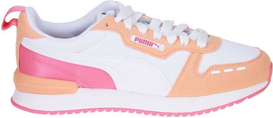 PUMA R78 JR Wit-Oranje Sneaker