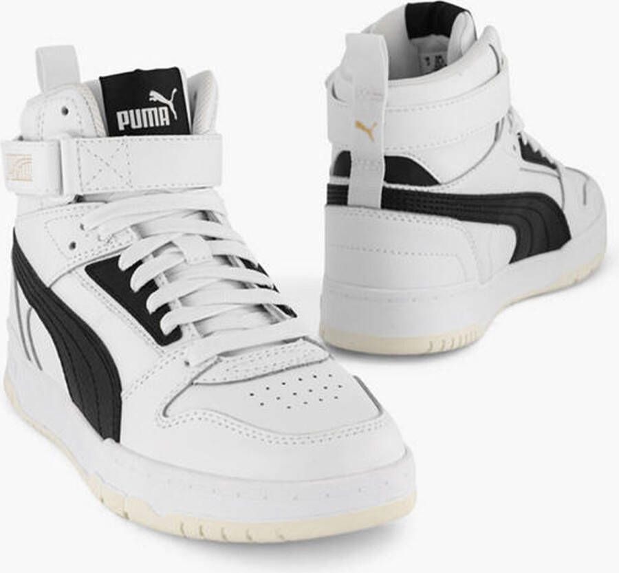 PUMA RBD Game Jr Unisex Sneakers White- Black- Team Gold