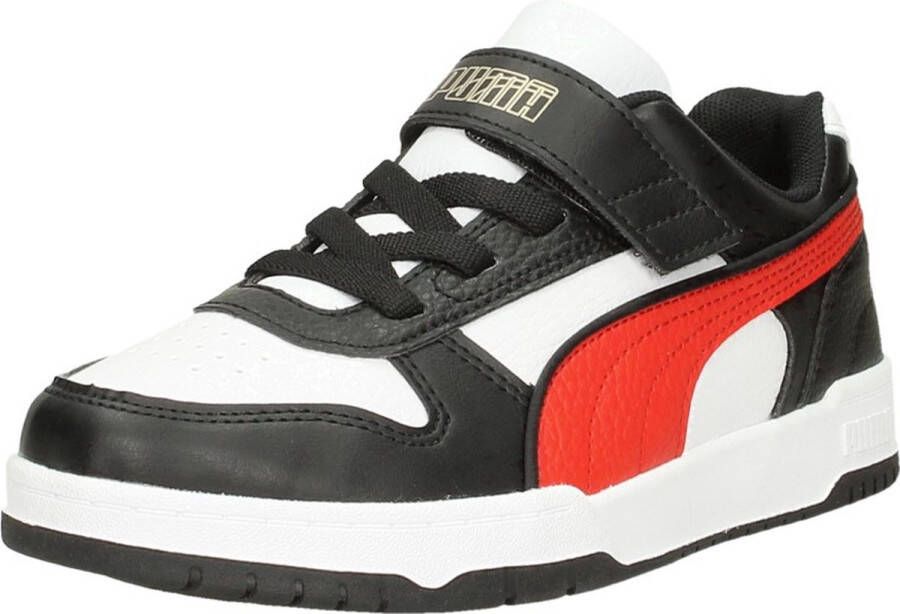 PUMA RBD Game Low AC+PS Unisex Sneakers White ForAllTimeRed Black Gold