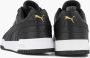 Puma RBD game Low leren sneakers zwart wit Jongens Meisjes Leer Effen 36 - Thumbnail 10