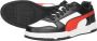 Puma RBD game Low leren sneakers wit Zwart Leer Effen 38 - Thumbnail 8