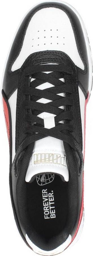 PUMA RBD Game Low Jr Unisex Sneakers White ForAllTimeRed Black Gold