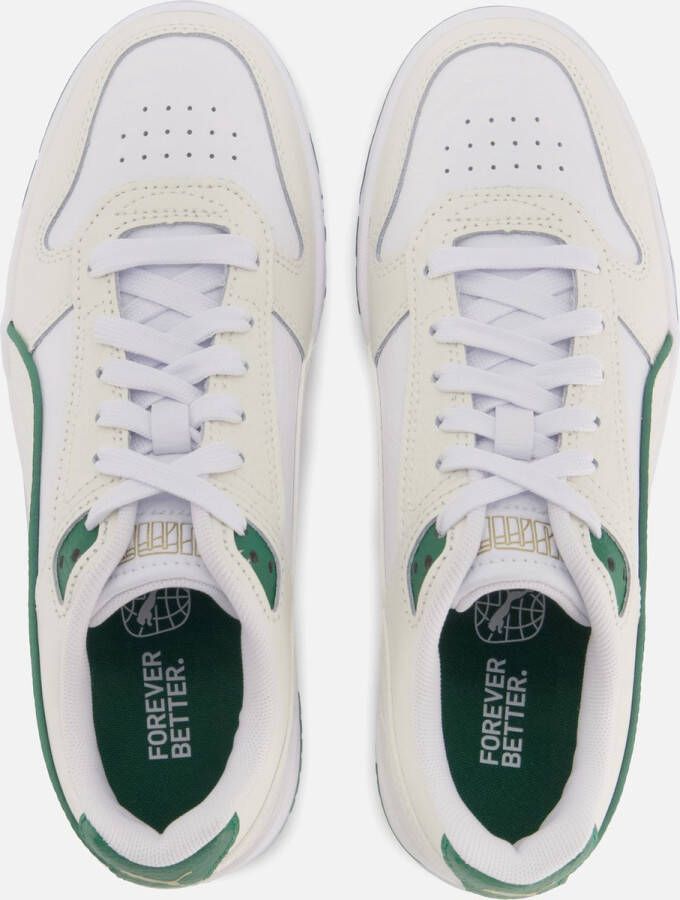 PUMA RBD Game Low Sneakers wit Imitatieleer