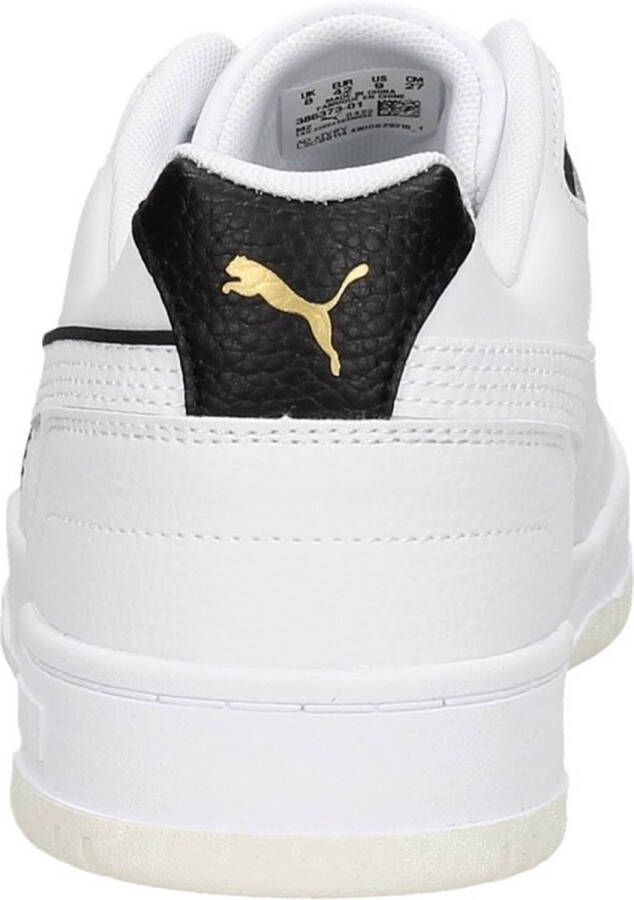 PUMA RBD Game Low Unisex Sneakers Wit Zwart Goud