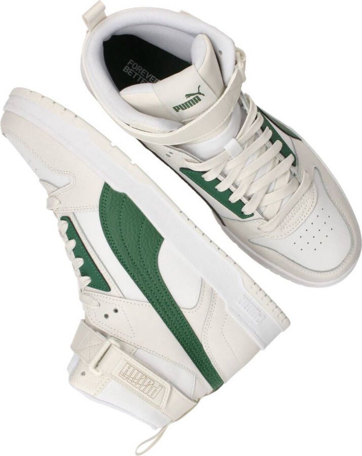 PUMA RBD Game Halfhoge Sneaker Mannen Wit groen beige - Foto 6