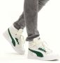 PUMA RBD Game Halfhoge Sneaker Mannen Wit groen beige - Thumbnail 6