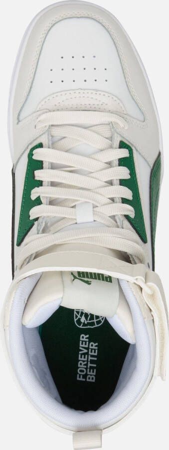 PUMA RBD Game Halfhoge Sneaker nen Wit groen beige - Foto 8