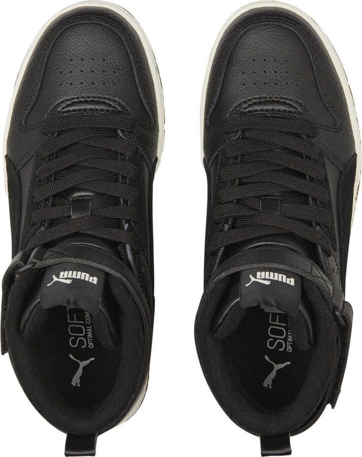 Puma Rebound Game WTR Joy sneakers zwart Jongens Meisjes Imitatieleer Meerkleurig 39 - Foto 9