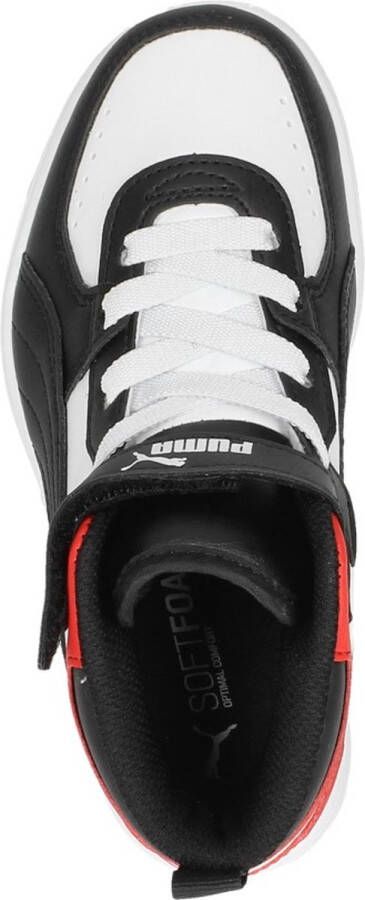 PUMA Rebound JOY AC PS Unisex Sneakers White Black HighRiskRed