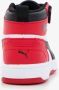 PUMA Rebound JOY AC PS Unisex Sneakers White Black HighRiskRed - Thumbnail 12