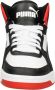 PUMA Rebound JOY Jr Unisex Sneakers White Black HighRiskRed - Thumbnail 14