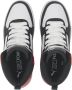 PUMA Rebound JOY Jr Unisex Sneakers White Black HighRiskRed - Thumbnail 10
