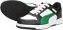 Puma Rebound JOY sneakers zwart wit groen Jongens Meisjes Imitatieleer 29 - Thumbnail 12