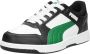 Puma Rebound JOY sneakers zwart wit groen Jongens Meisjes Imitatieleer 29 - Thumbnail 10