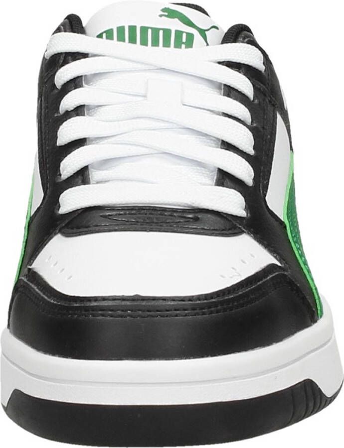 PUMA Rebound JOY Lo Jr Unisex Sneakers White ArchiveGreen Black