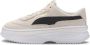 PUMA SELECT Deva Suede Sneakers Marshmallow Puma Black Dames - Thumbnail 6